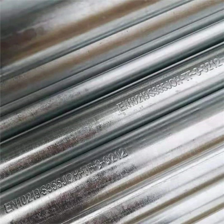 Factory Direct Supply Konkurencyjna ocynkowana ogniowo rura stalowa 48,3 mm, rura GI, rury rusztowania