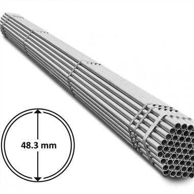 EN39 48.3mm ocynkowane rury stalowe rusztowania